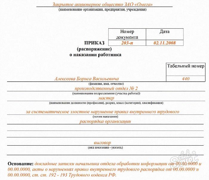 как составлять документы образец