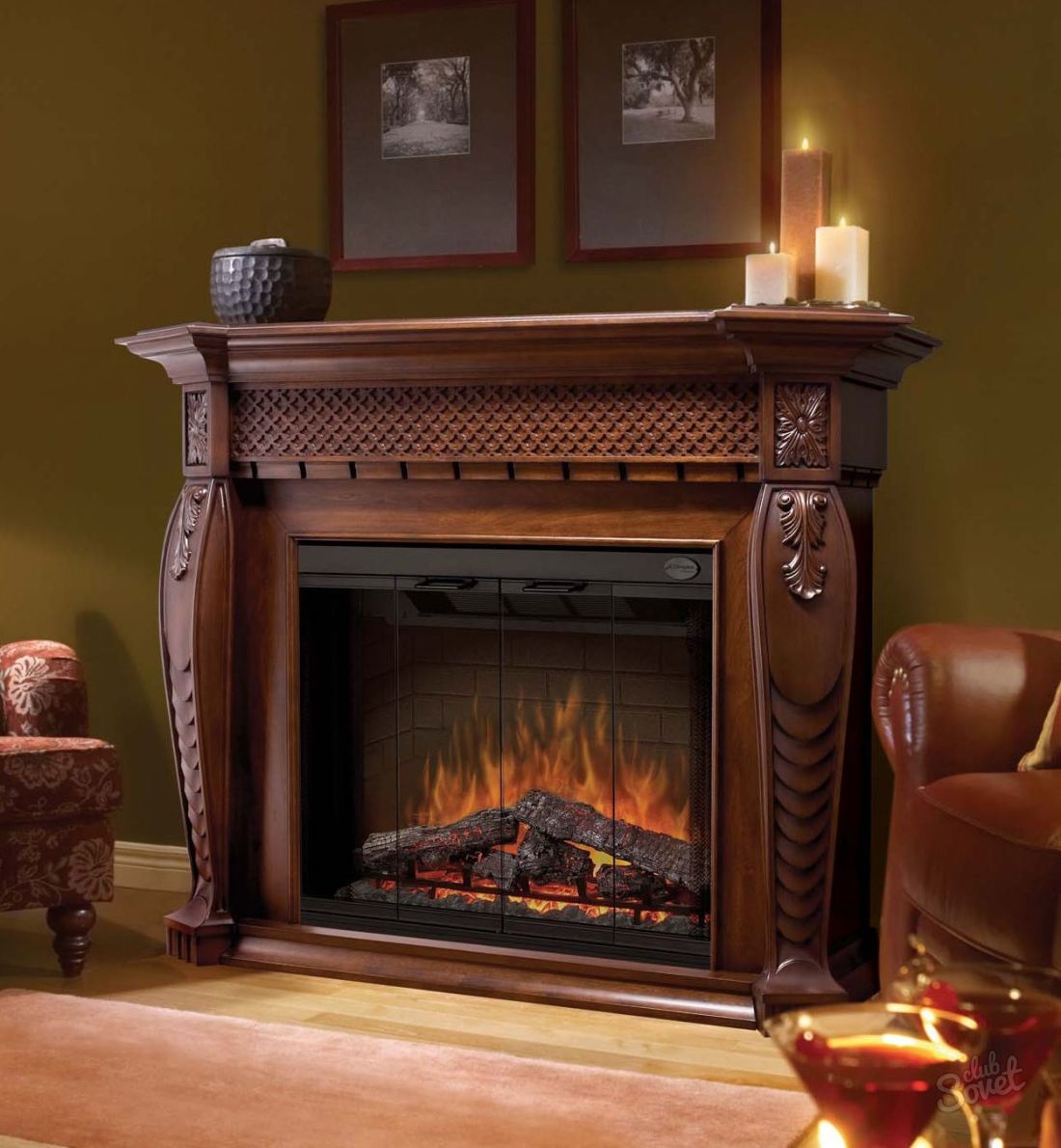 How to install an electric fireplace