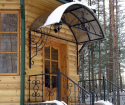 How to make a canopy over the porch