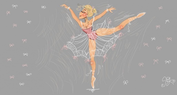 Како нацртати балерину