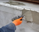 How to plaster slope on windows
