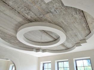 How to align the ceiling