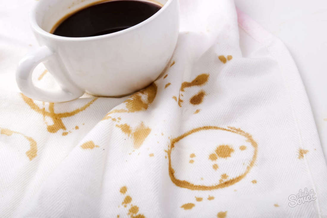 Cum să eliminați o pată de la cafea