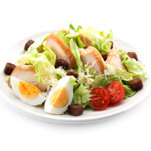 سهام Foto Caesar Salad - چگونه به طبخ