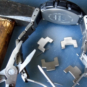 Photo Comment réduire le bracelet sur l'horloge