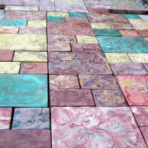 Photo how to make paving slabs