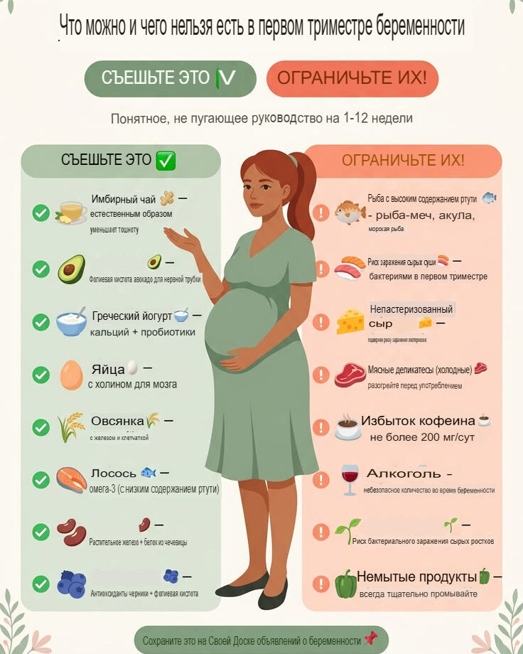 что можно и нельзя есть беременным