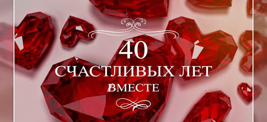 какая свадьба 40 лет рубиновая приметы