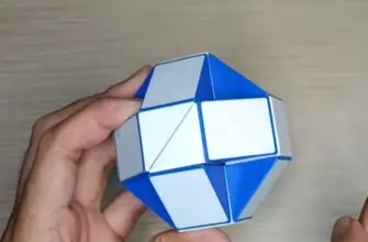 Как сделать шарик из змейки Рубика